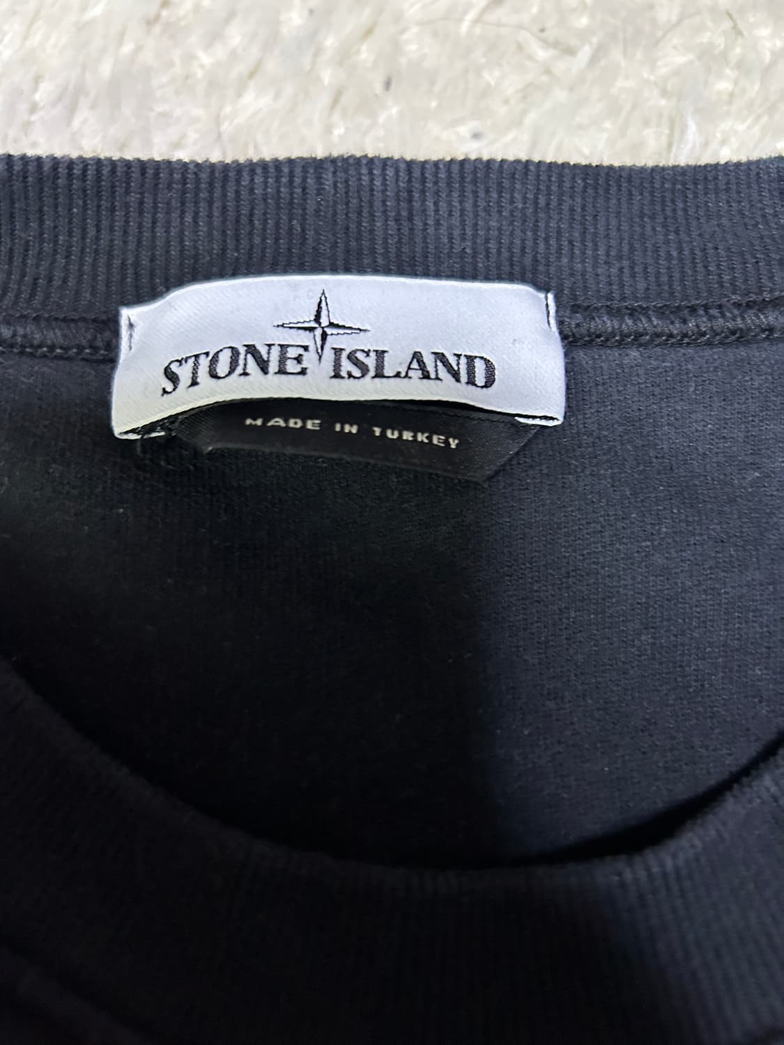 [L] 스톤아일랜드 맨투맨 블랙 상품이미지2