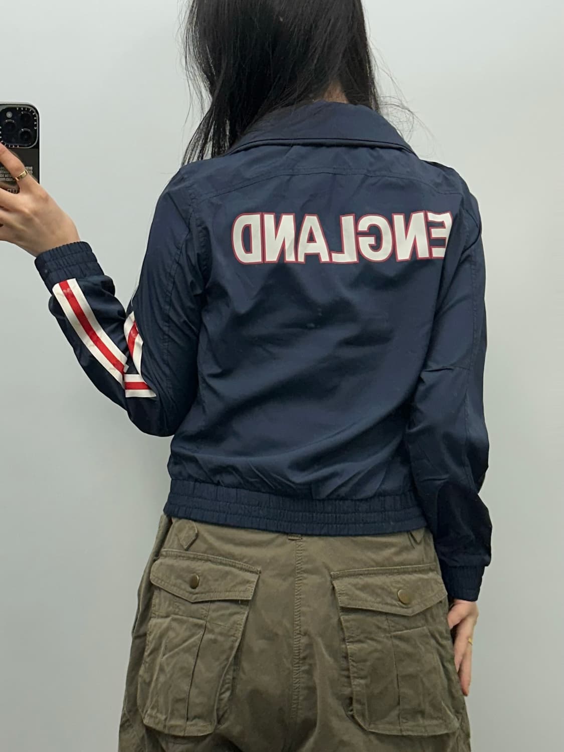 카파 y2k 와투케 잉글랜드 네이비 트랙탑 져지 상품이미지2