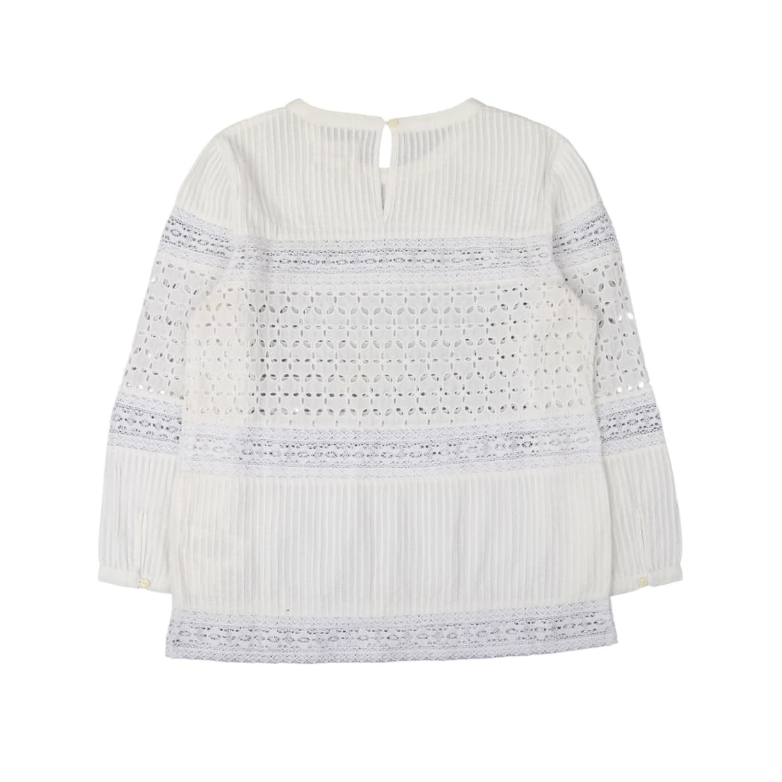 데님앤서플라이 크로셰 펀칭 코튼 블라우스 상품이미지5