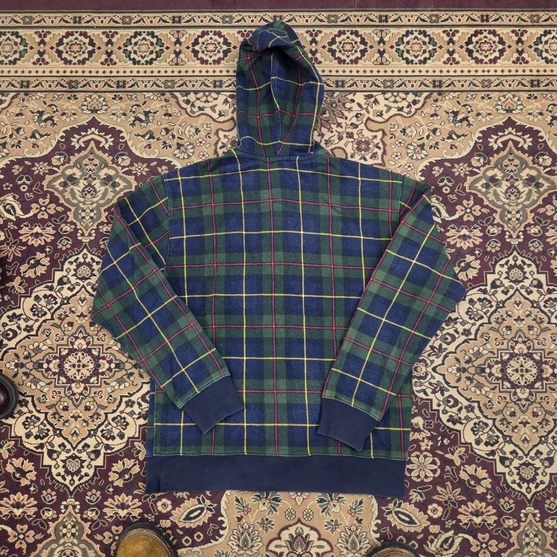 폴로 빅포니 블랙와치 후드집업 보이즈 L 치프키프 상품이미지2