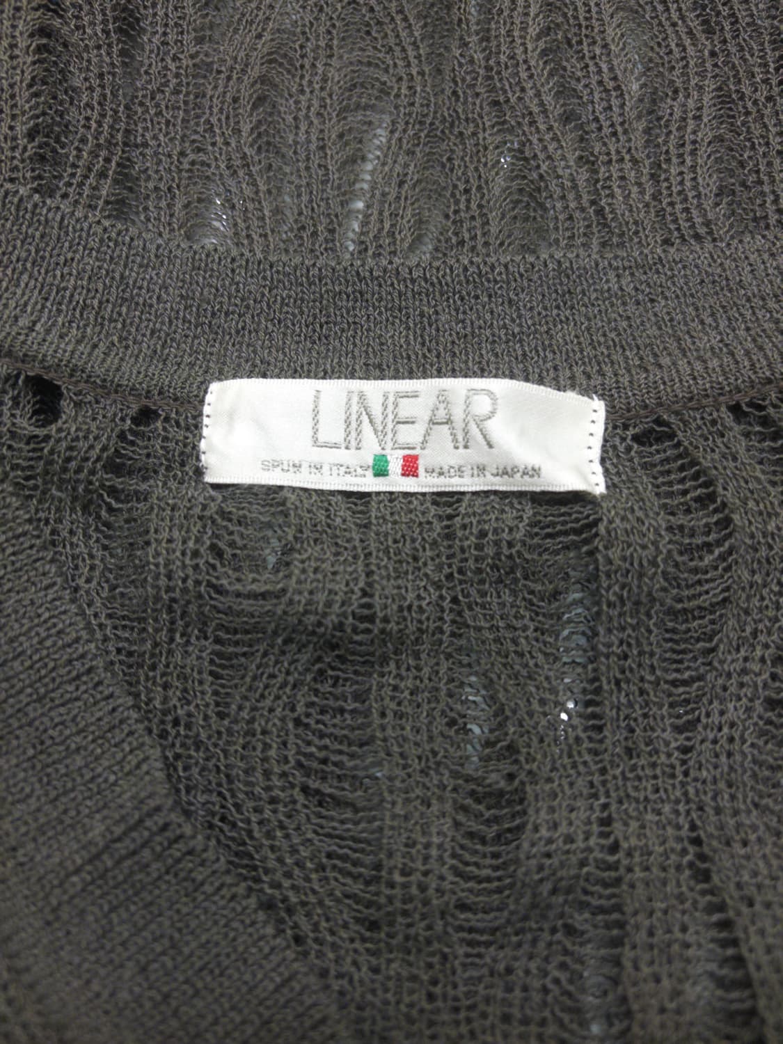 빈티지 그런지 카키 크로셰 가디건 상품이미지8