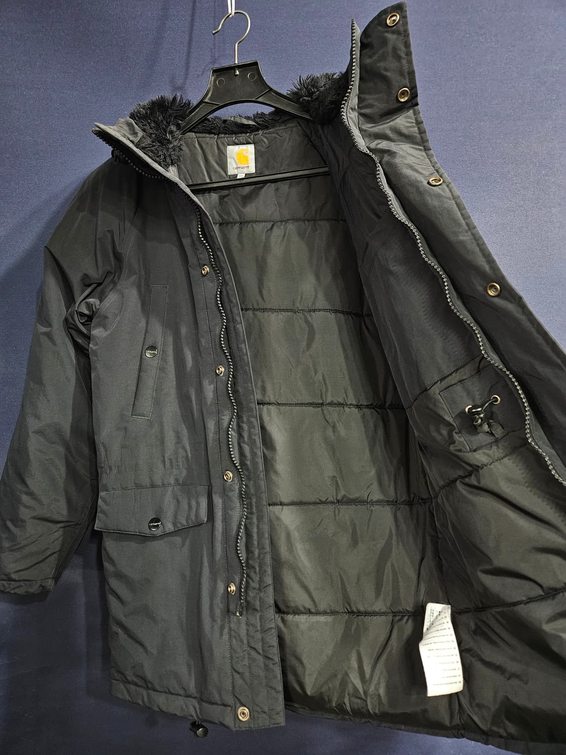 칼하트 차콜컬러 남성 90~95 야상점퍼  상품이미지8