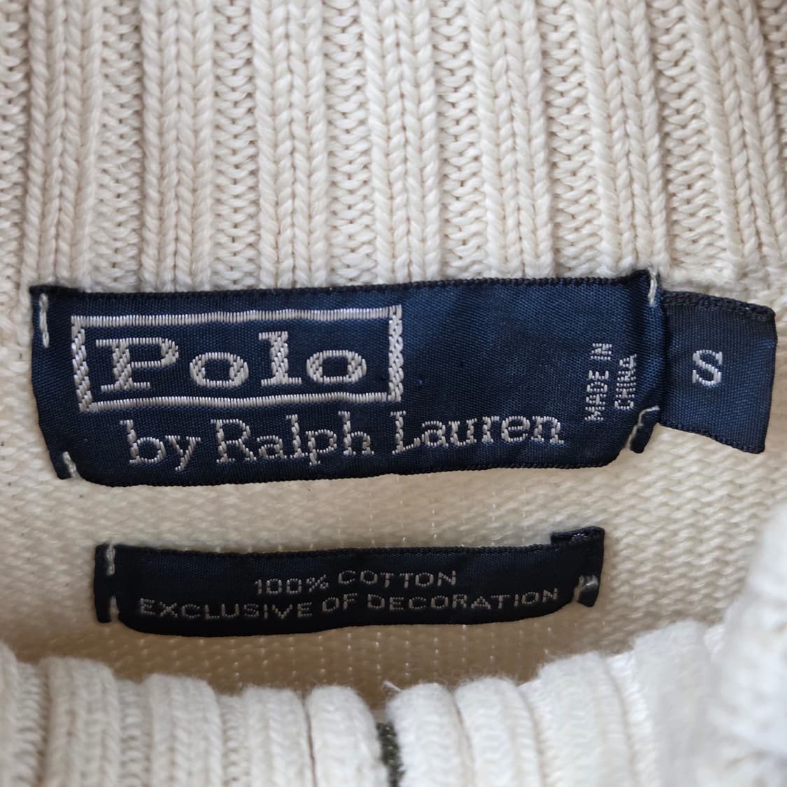 폴로랄프로렌 하프집업 니트 S 상품이미지3