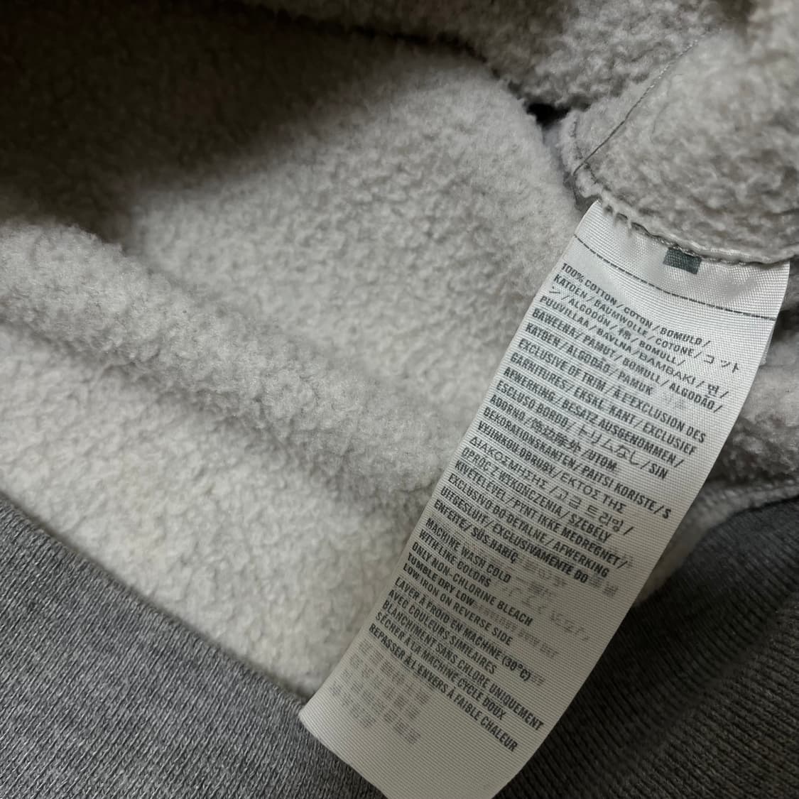 아베크롬비 1892 로고 빈티지 후드 집업 L/100 상품이미지6