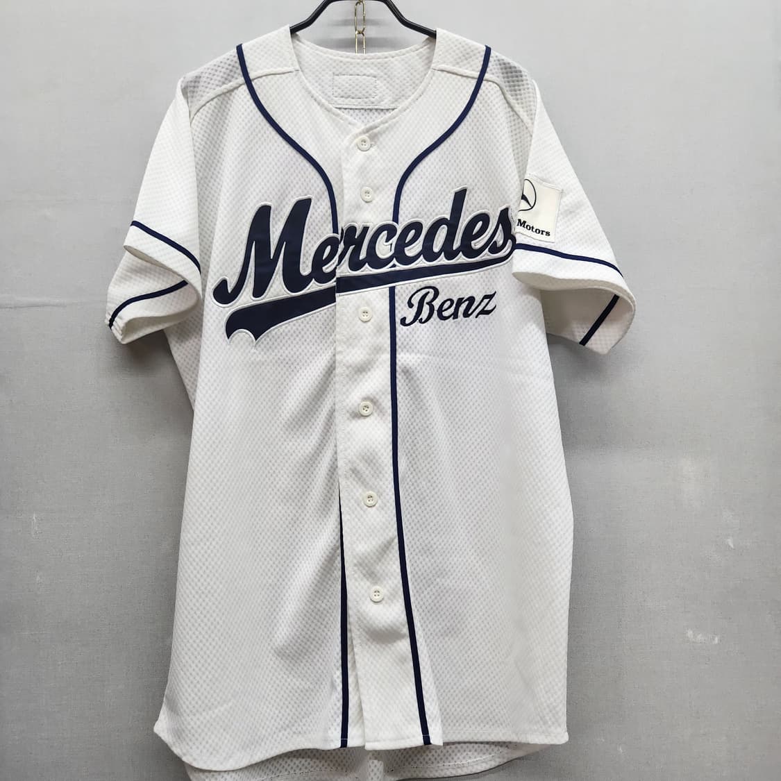 메르세데스 벤츠 빅로고 와펜 야구 져지 XL 상품이미지1
