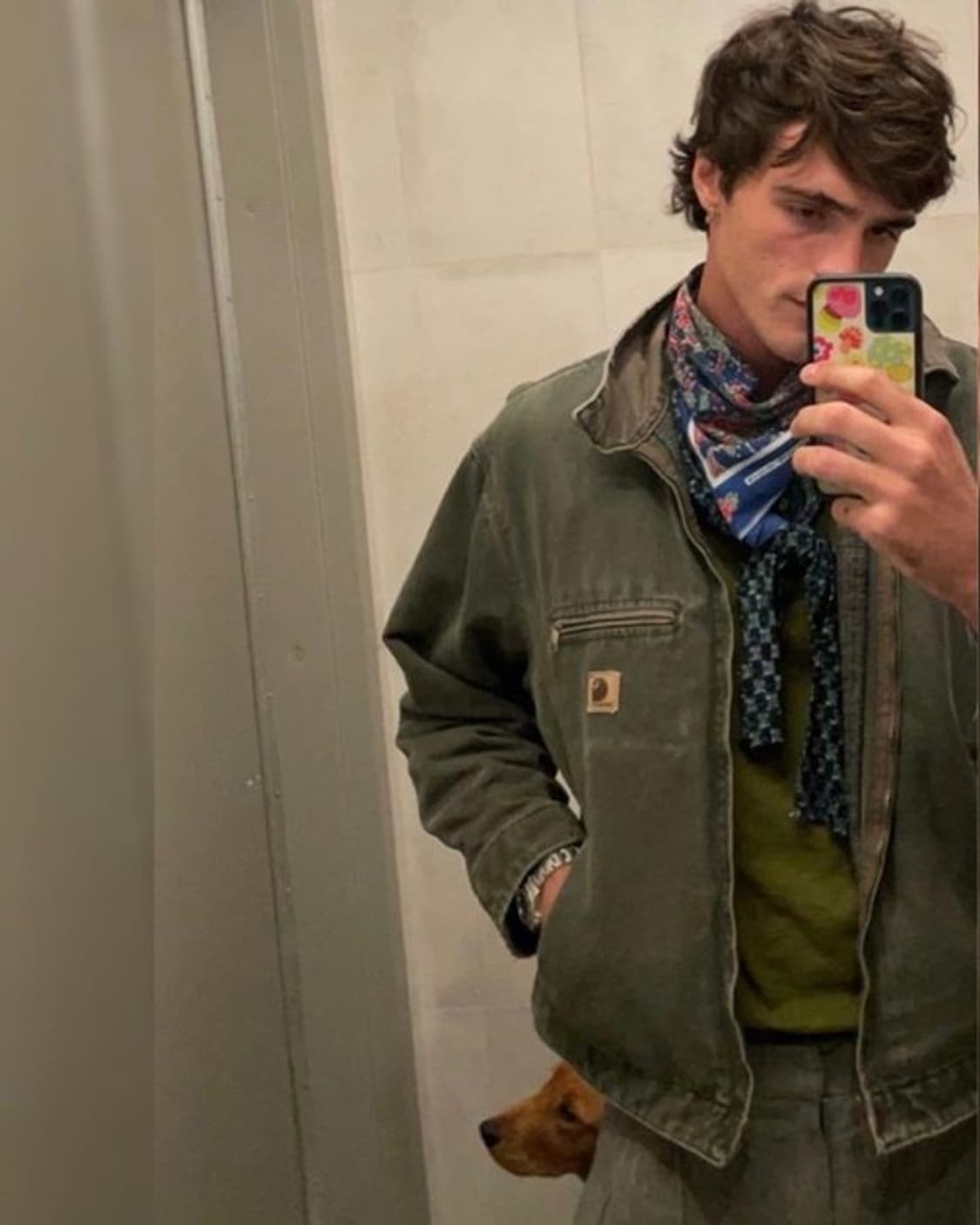 (XL) 칼하트 디트로이트 자켓 J97 MOS 모스그린 상품이미지10