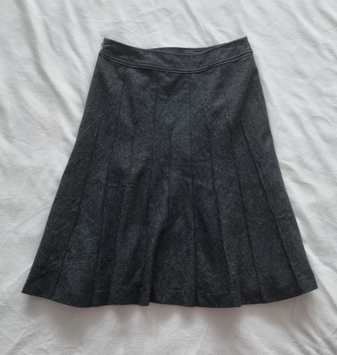 빈티지 모리걸 하구미 그레이 스커트 상품이미지1
