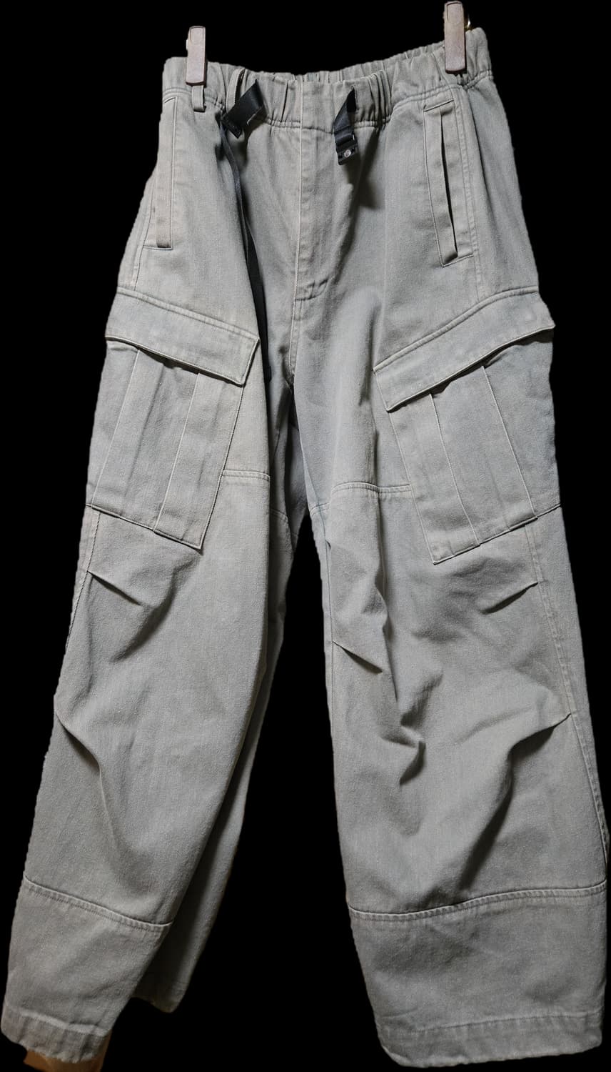 해칭룸 밀팬츠 워시드 올리브 1사이즈 판매합니다 상품이미지1