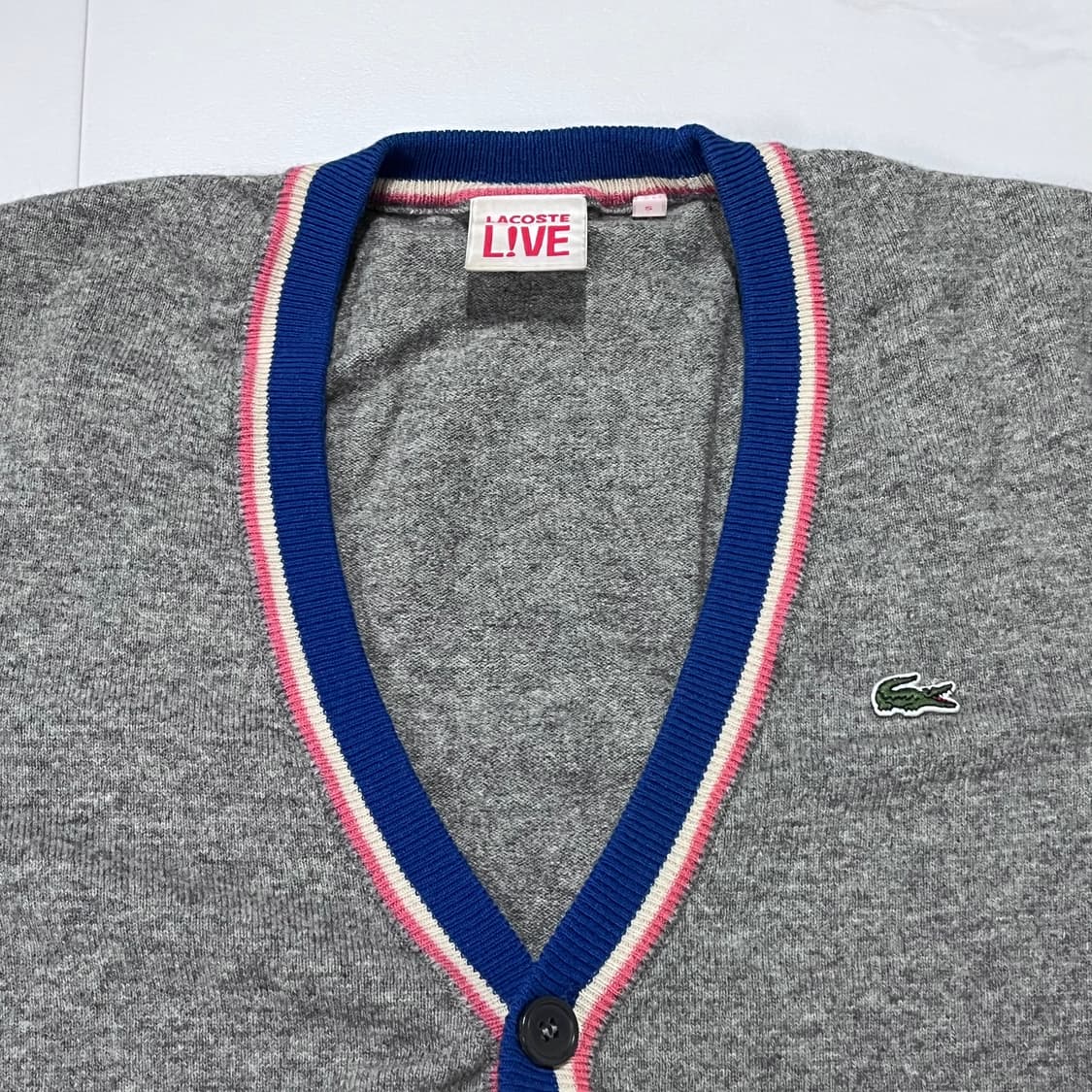 [정품] 라코스테 그레이 울 가디건 [ 105 ] 상품이미지3