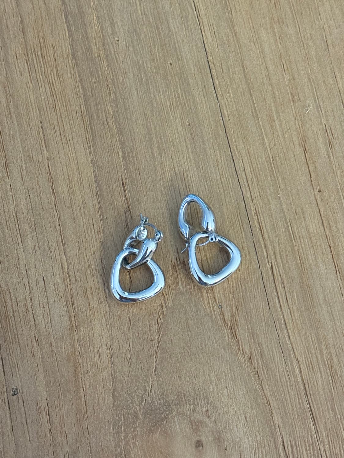 실버 드롭 이어링 상품이미지1