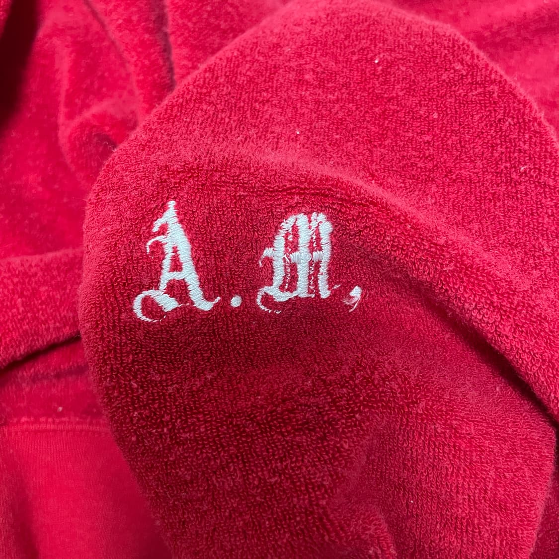 90-00s 챔피온 인사이드아웃 레드 레글런 맨투맨 상품이미지4