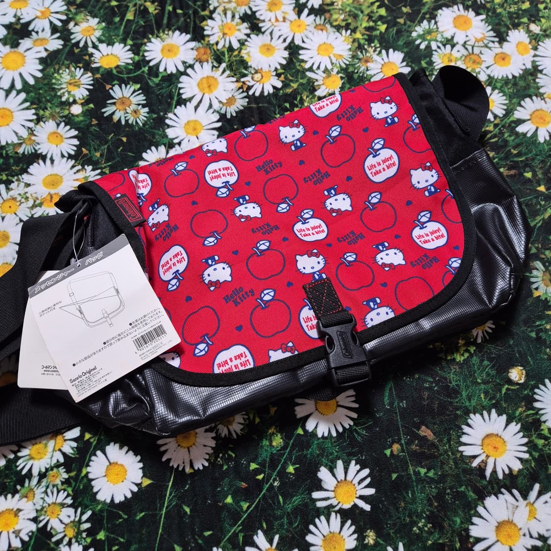 Coleman콜맨 헬로키티 09년 콜라보 메신저백 새상품 상품이미지1