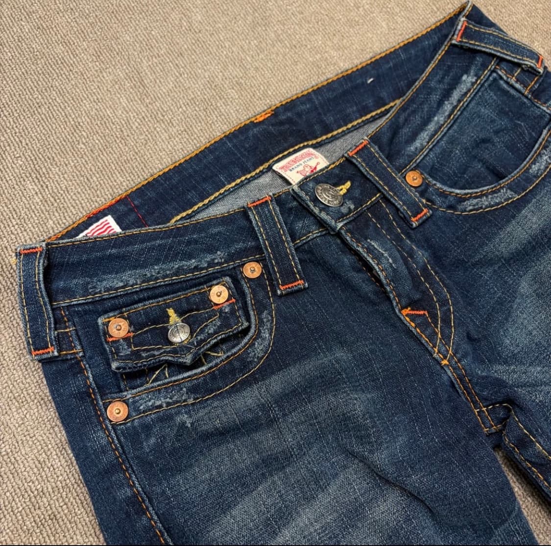 트루릴리젼 빌리 로우라이즈 부츠컷 28  상품이미지3