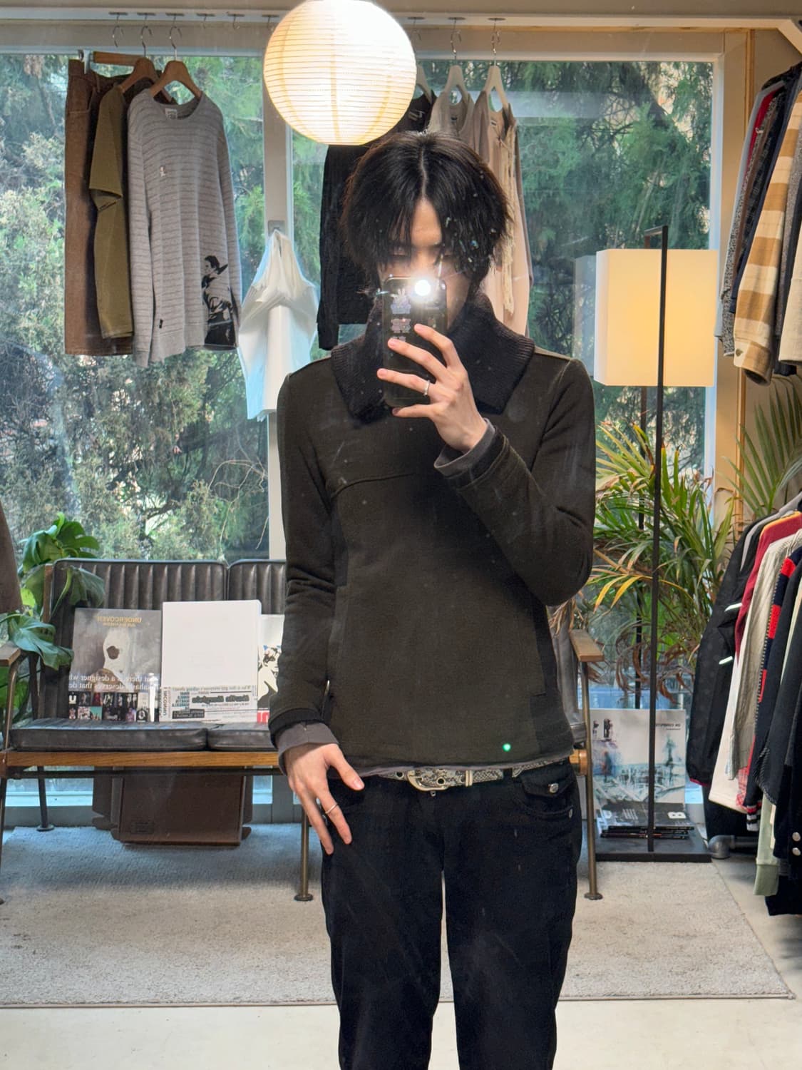 아츠로 타야마 하이넥 울자켓 상품이미지4