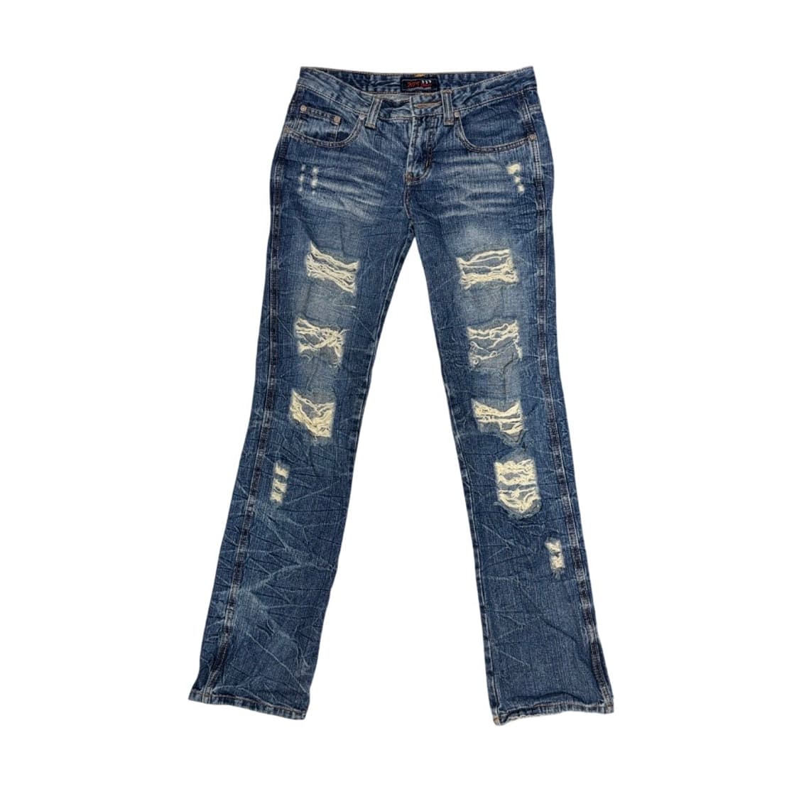 AFT jeans 워싱 컷아웃 데님 팬츠 상품이미지1