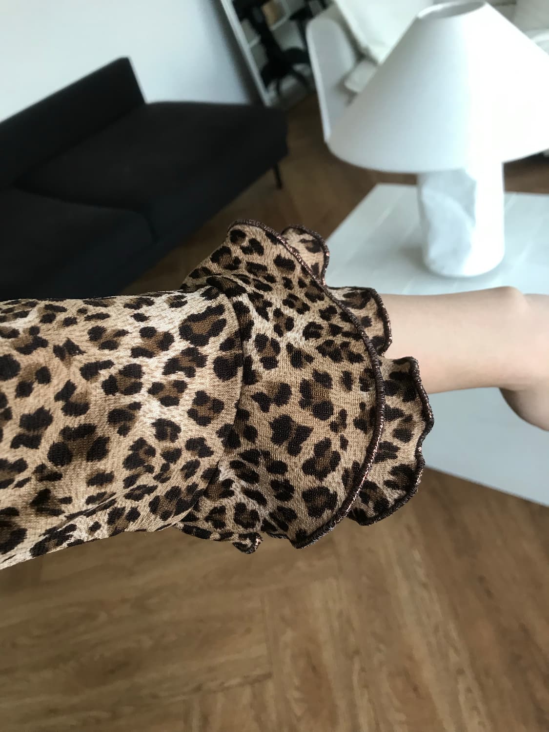 vintage leopard pattern top 상품이미지4