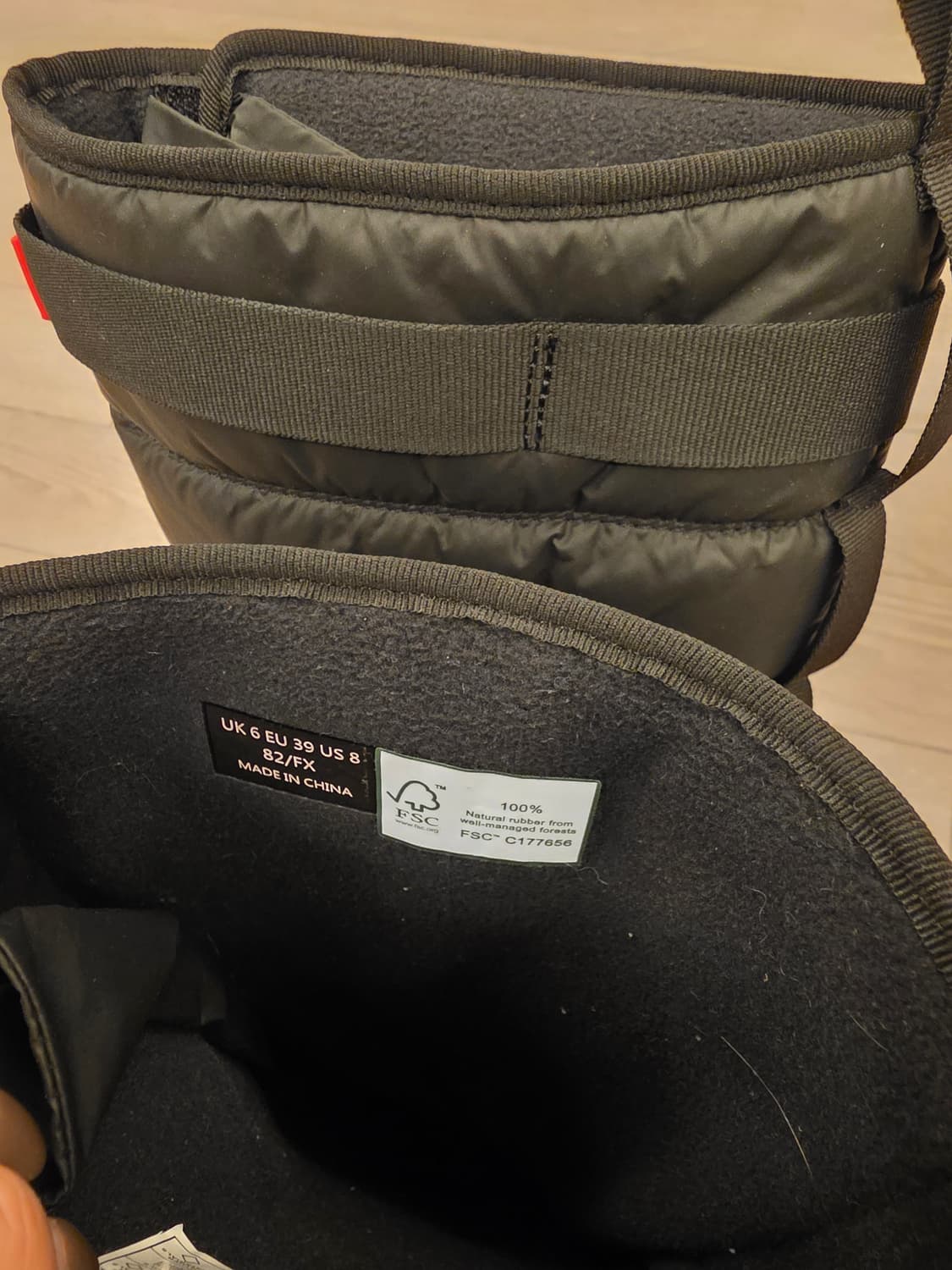 헌터 패딩 부츠 uk6, us39(250) 상품이미지6