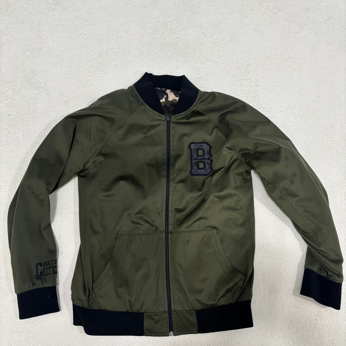 XL NBA 카모 MA-1 카키 항공점퍼 1209 상품이미지1