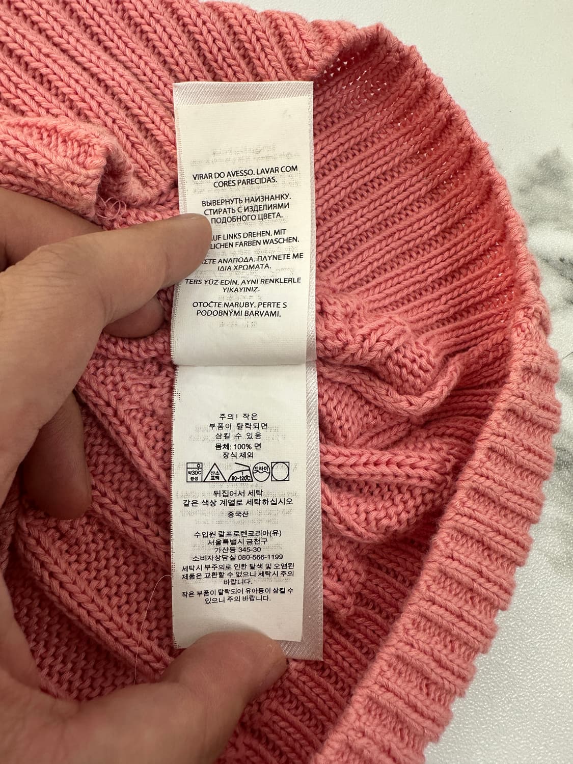 폴로 랄프로렌 피마코튼 반팔 케이블 니트 상품이미지4