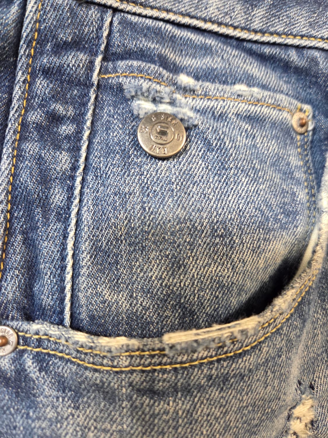 G-STAR RAW 데님 청바지 데미지 워싱(W26/L32) 상품이미지4