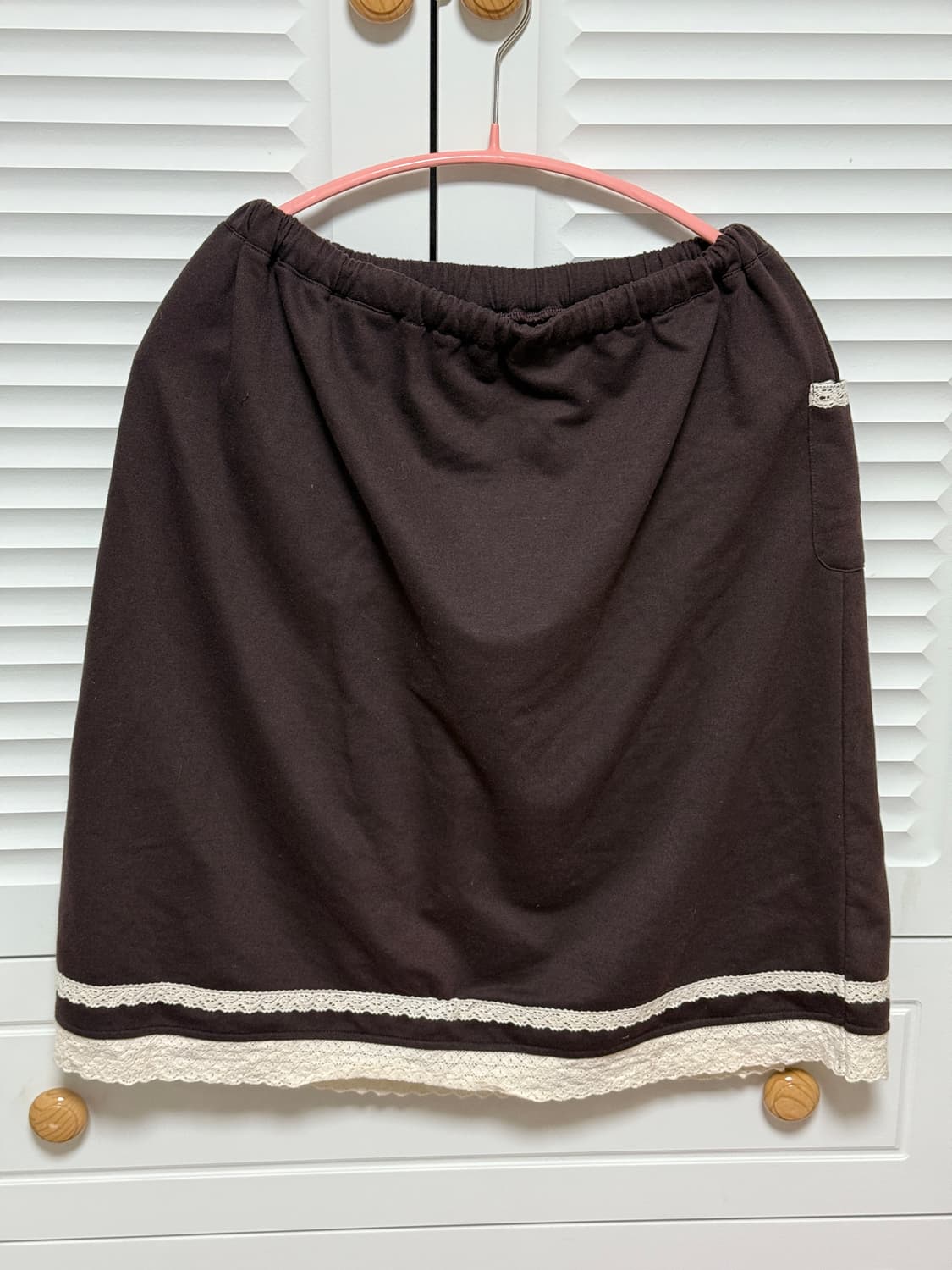 다크초코 스커트 상품이미지3