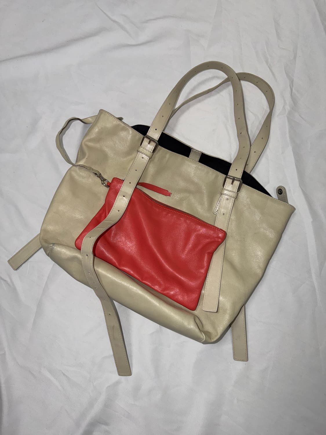 마르지엘라 mm6 레더 도트백 상품이미지3