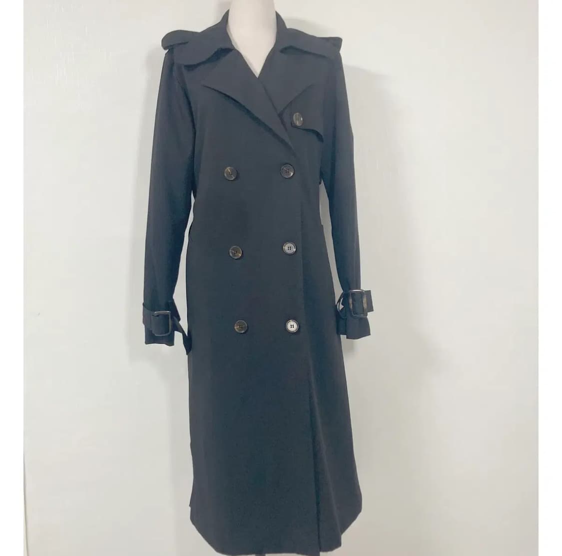 K-DABA 여성블랙트렌치코트 M호호상점 상품이미지1