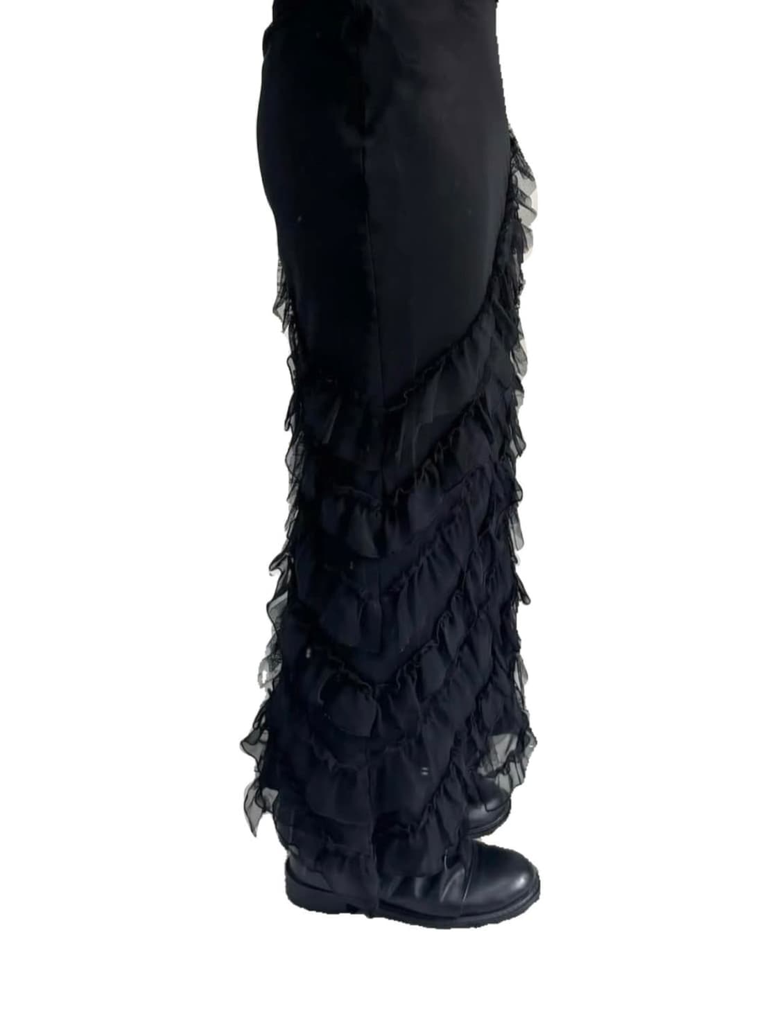 레이스 레이어드 스커트 상품이미지3