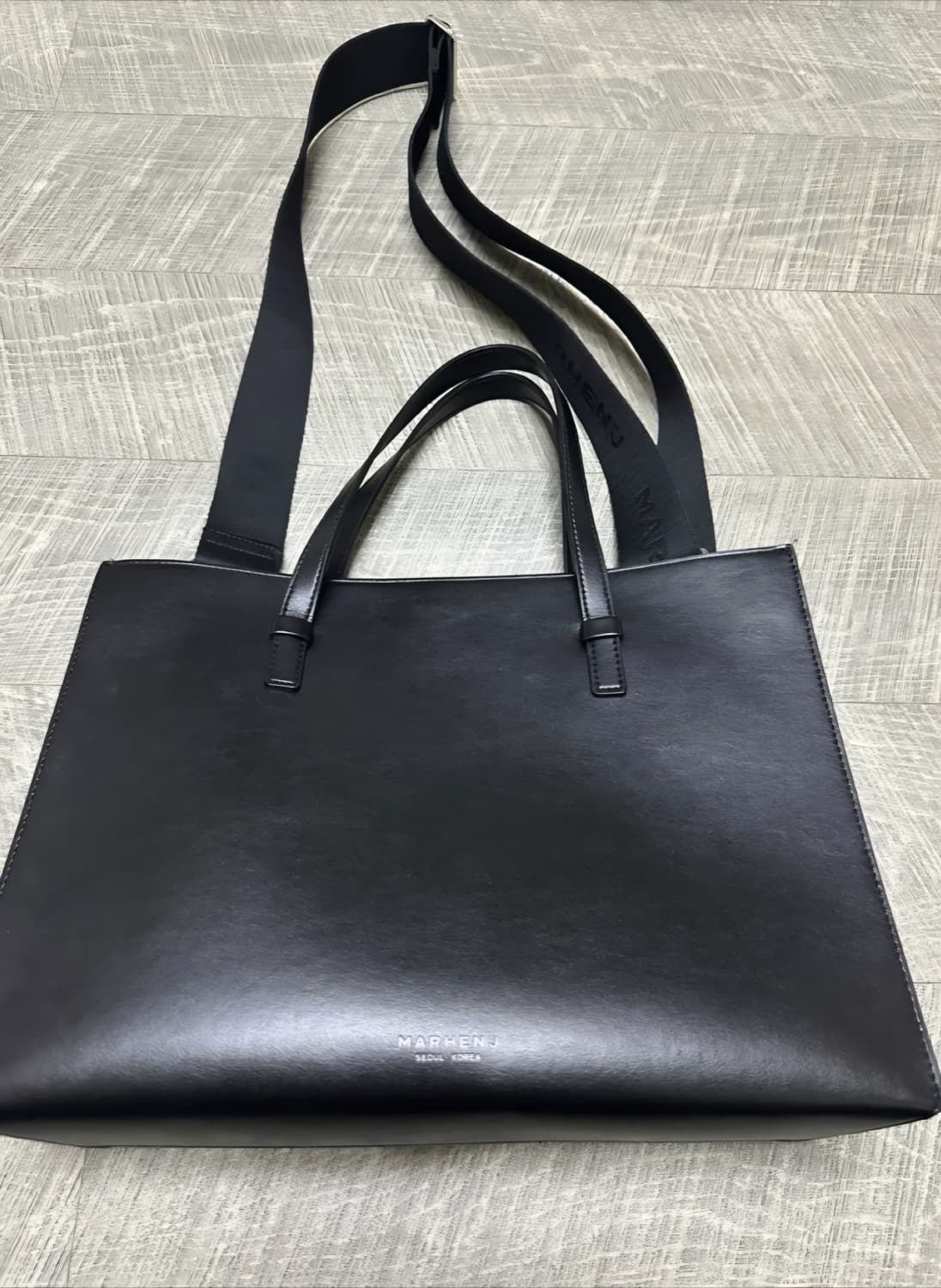 마르헨제이 블랙 토트백 상품이미지2