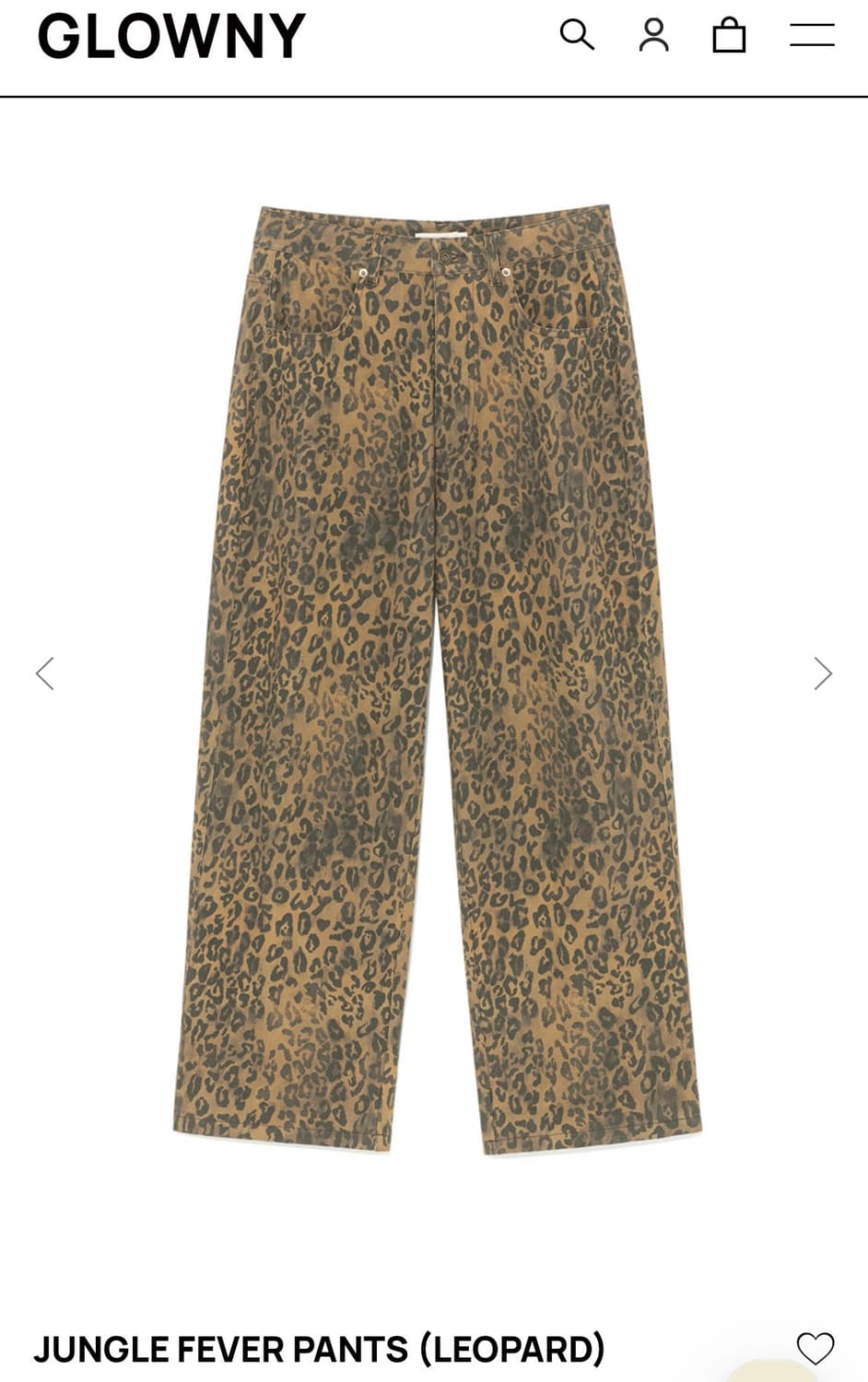 글로니 레오파드 팬츠 상품이미지3