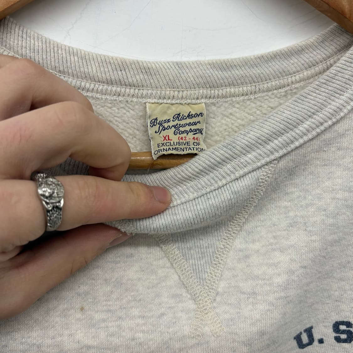 버즈릭슨 크루넥 스웻셔츠 남/XL 상품이미지5