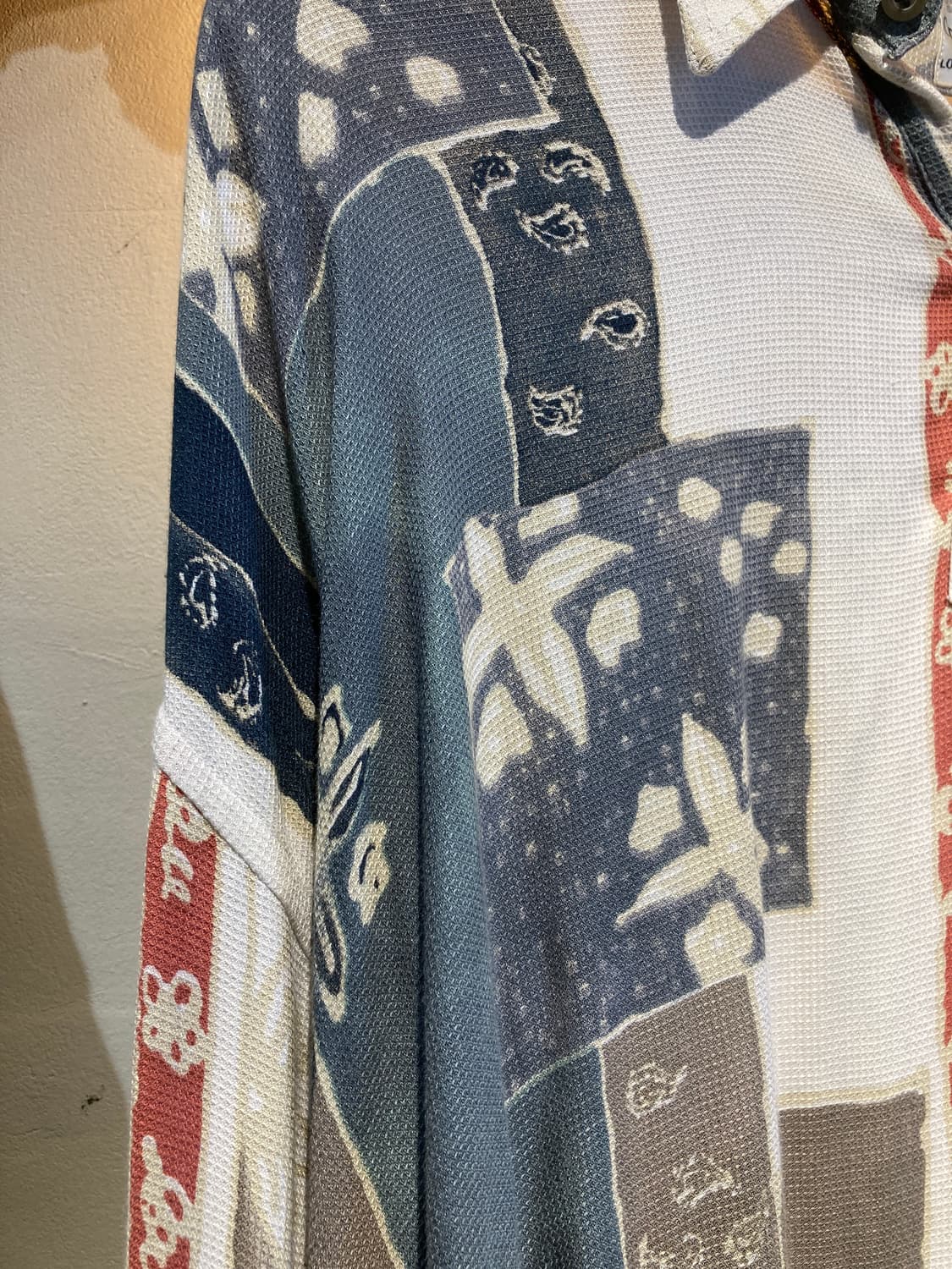 에스닉 패턴 카라 셔츠 상품이미지2