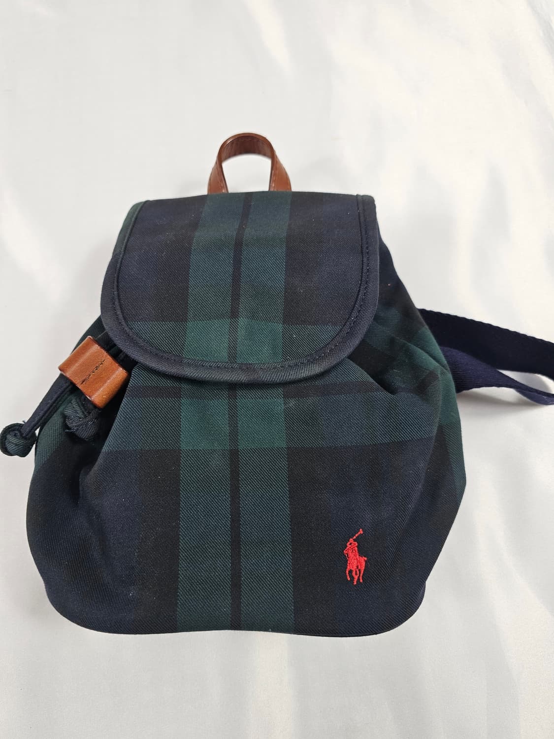 폴로타탄체크백팩 상품이미지1