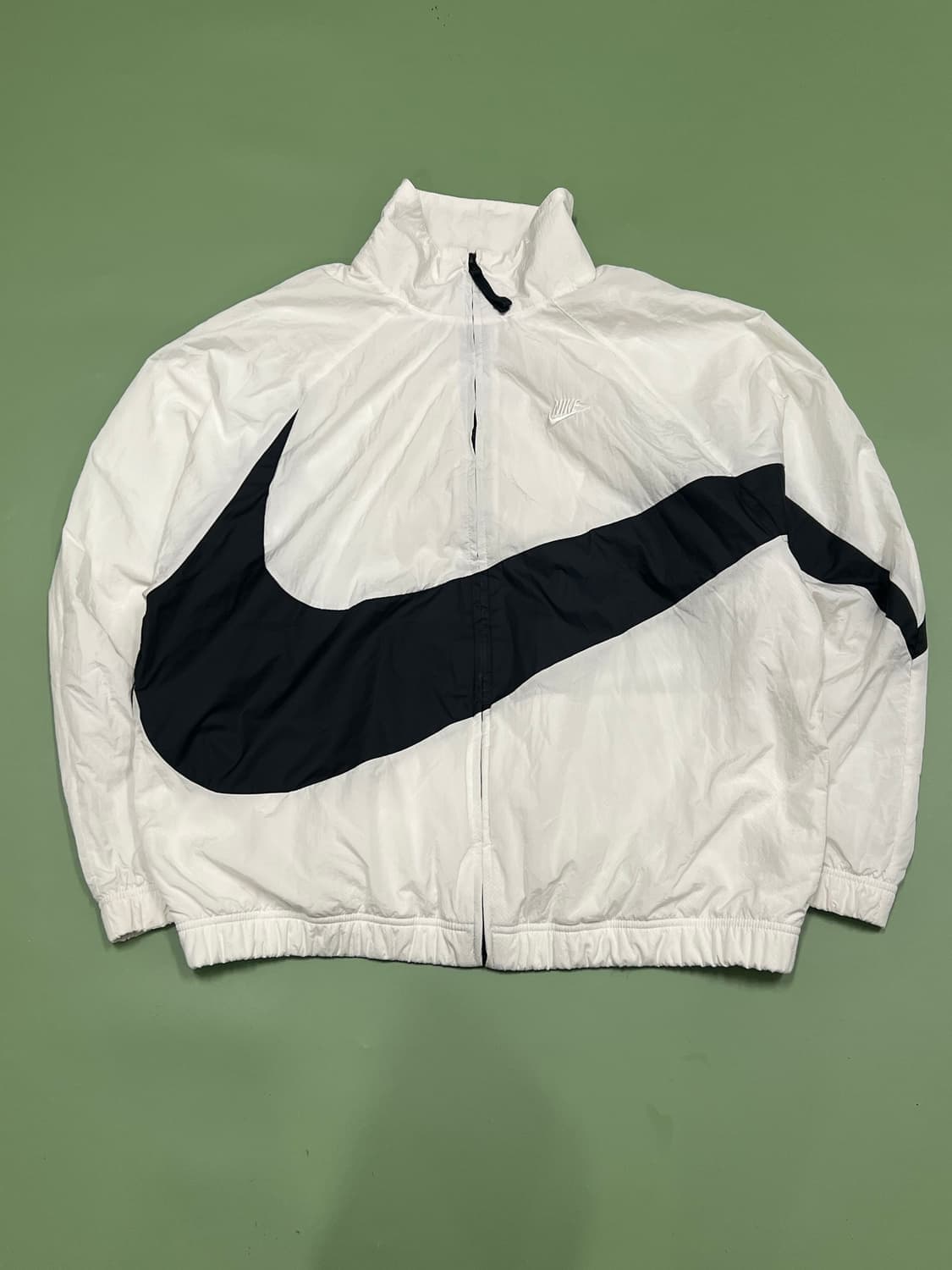 (XL) 나이키 빅스우시 우븐 바람막이 자켓 화이트/블랙 상품이미지2