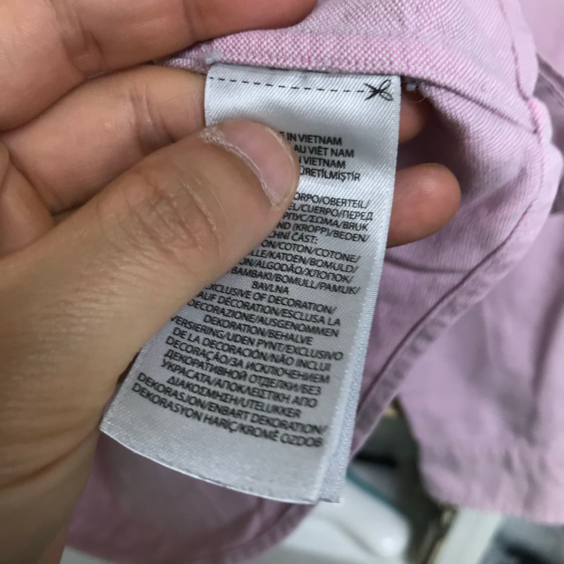 폴로 랄프로렌 큐알 단색 옥스퍼드셔츠 상품이미지5