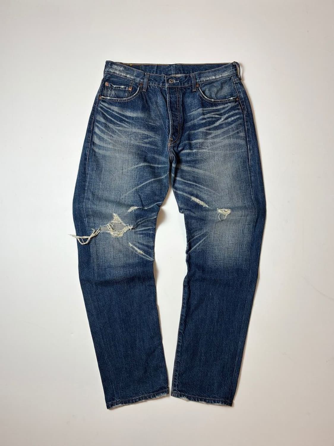 리바이스 501 에이징 스트레이트 데님 팬츠 PN8498 상품이미지1