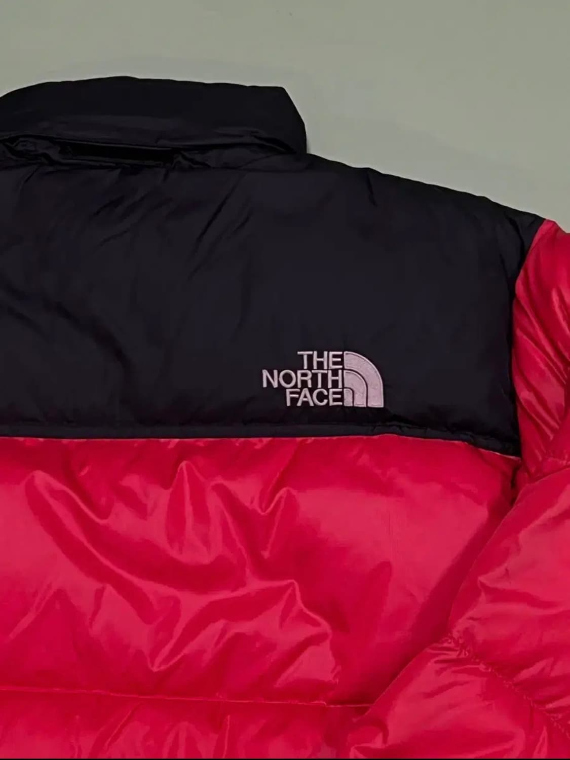 노스페이스 눕시 700 구스다운 패딩 자켓 레드 상품이미지5