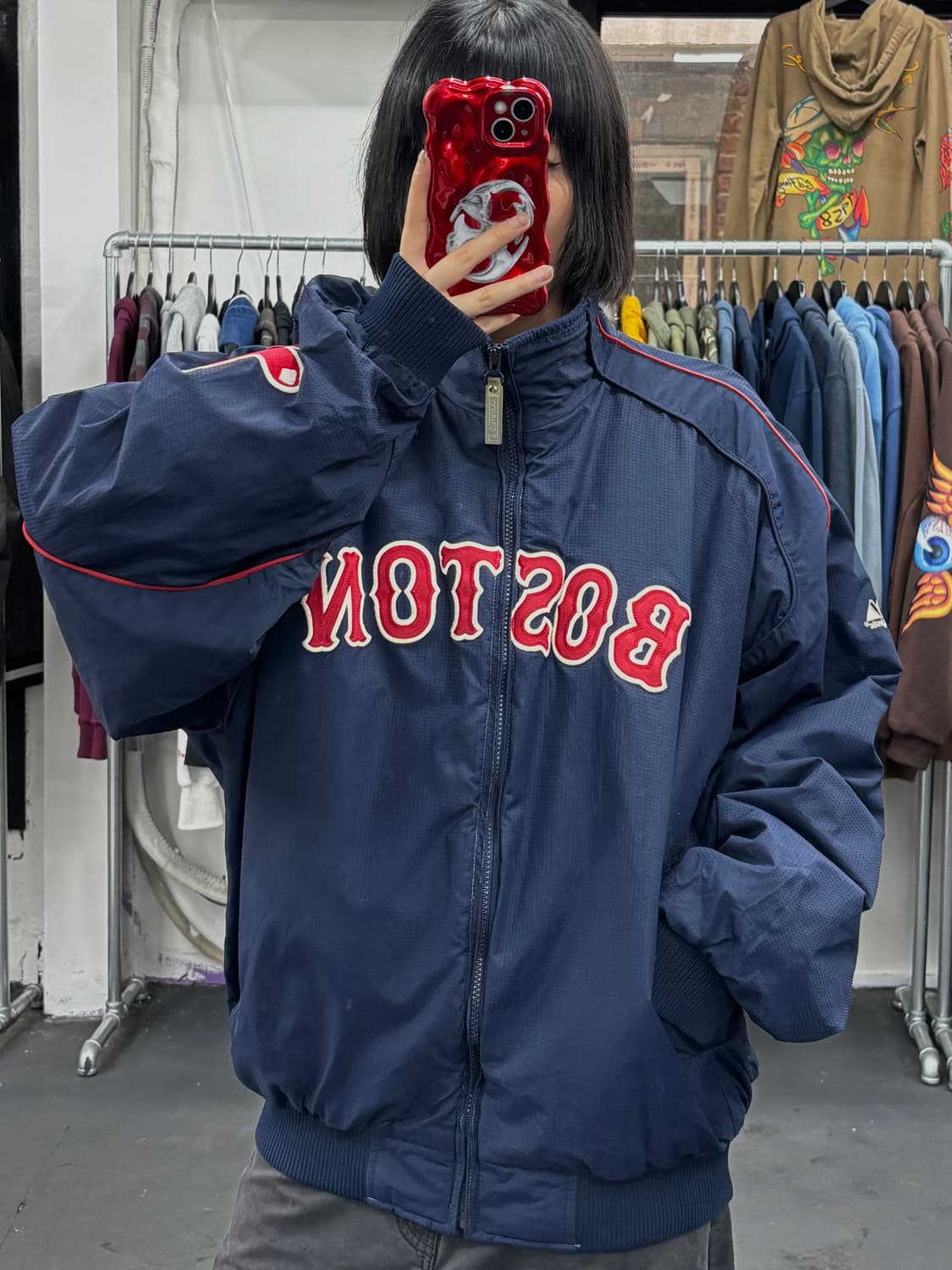 마제스틱 보스턴 레드삭스 스타디움 자켓 상품이미지4