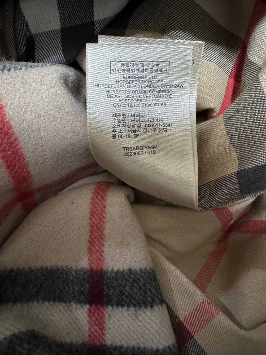 50R 버버리 프로섬 더블 트랜치 코트 상품이미지10