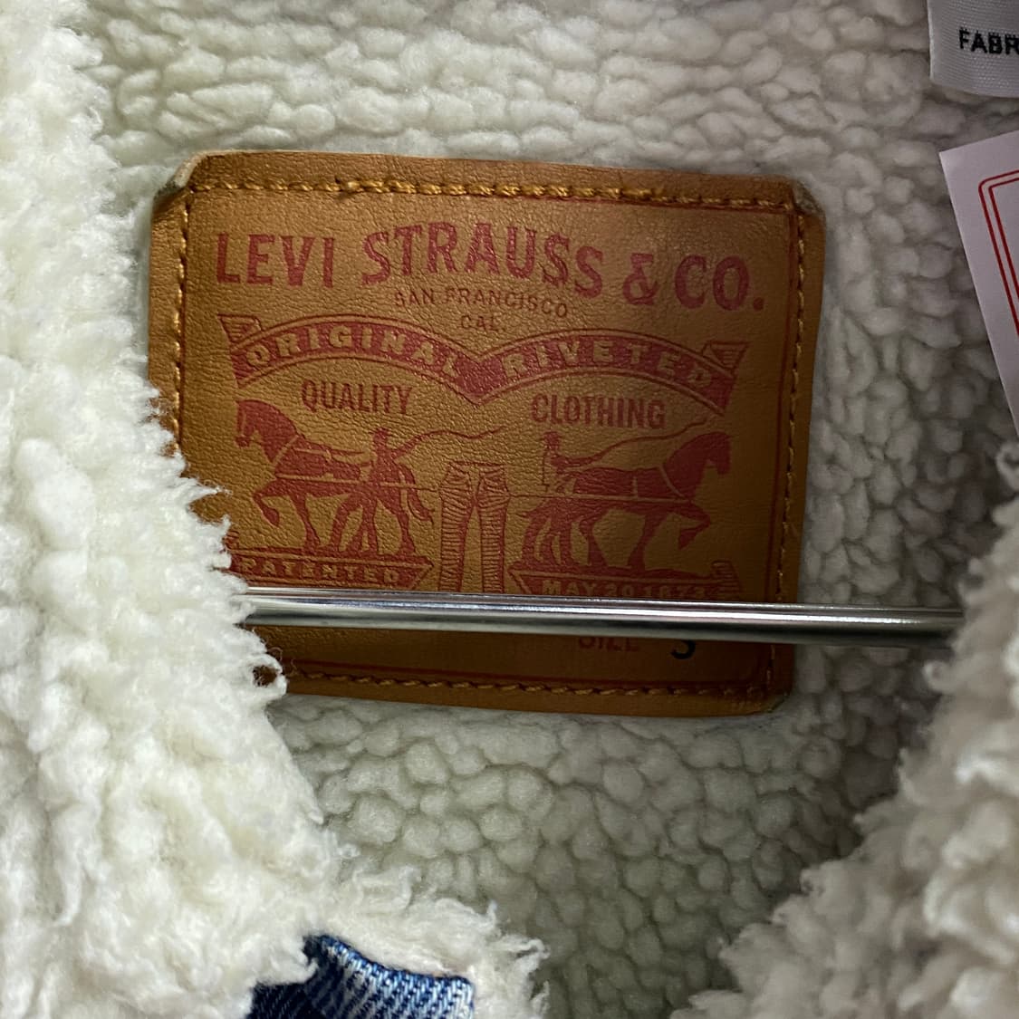 리바이스 레드 탭 양털 데님 자켓 B3098 상품이미지4