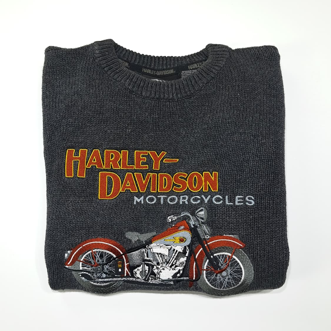 CL111 S 할리데이비슨 2004 모터사이클 빅 자수 차콜 라미 &  상품이미지7