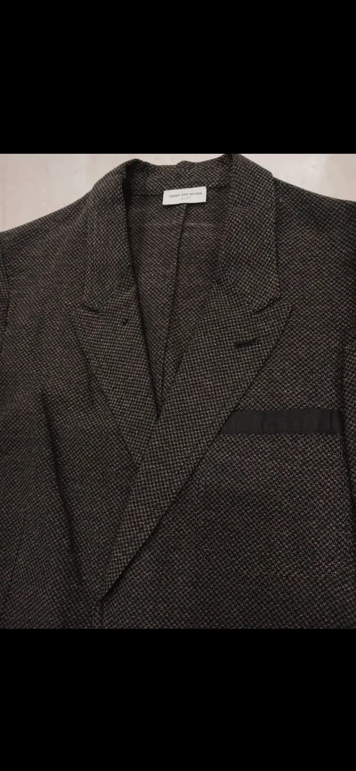 DRIES VAN NOTEN COTTON LINEN JACKET 상품이미지4