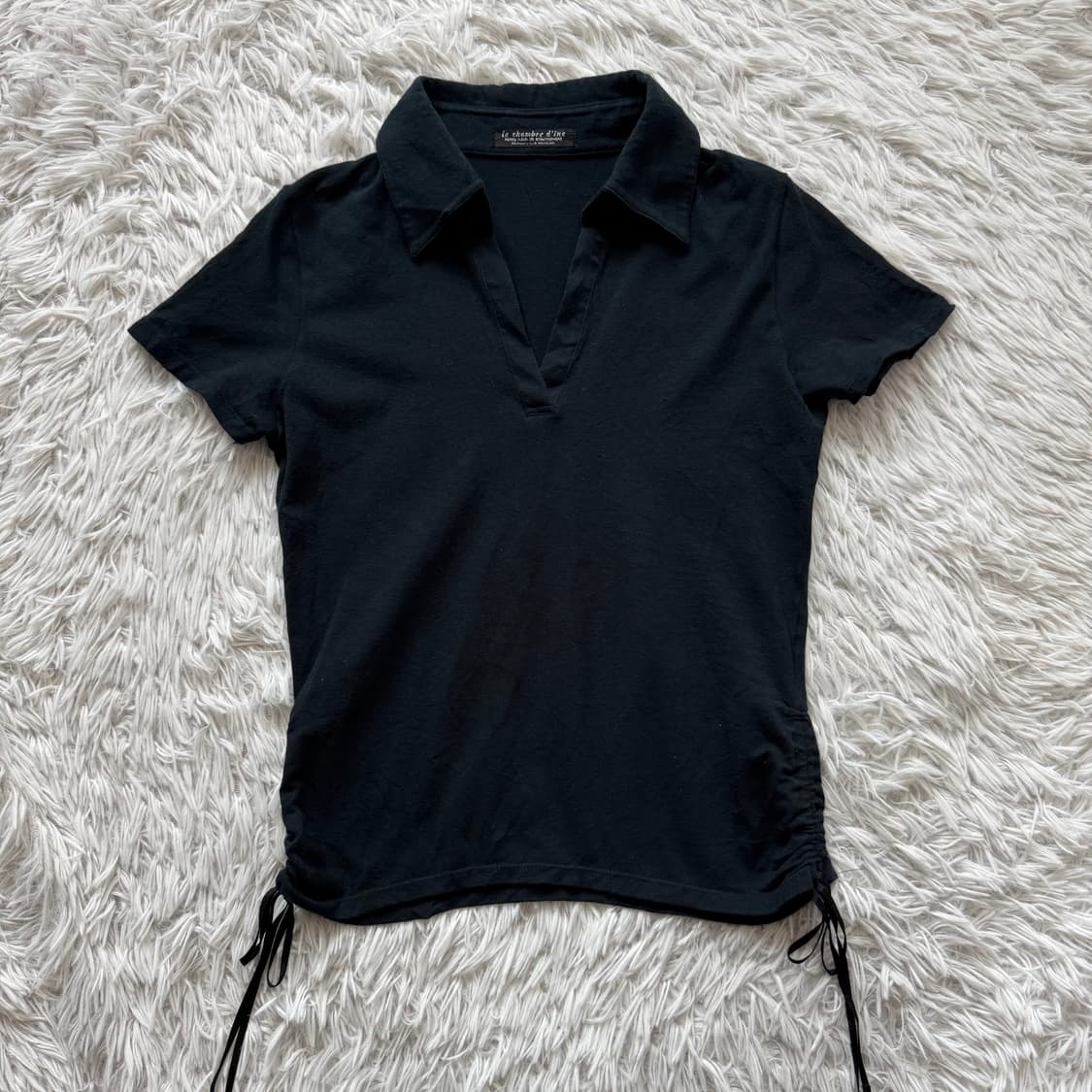 LA CHAMBRE 일본빈티지 y2k 카라티 반팔 보세반팔 S 38 상품이미지2