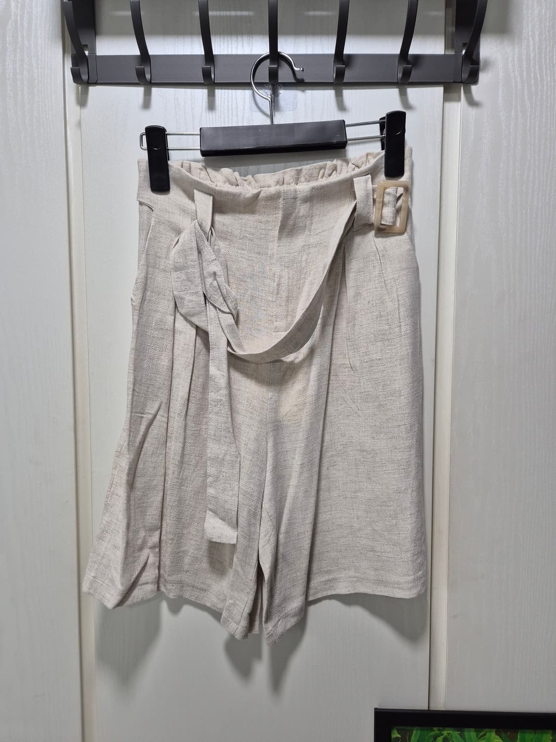 NAIN 린넨 벨트 반바지 상품이미지1