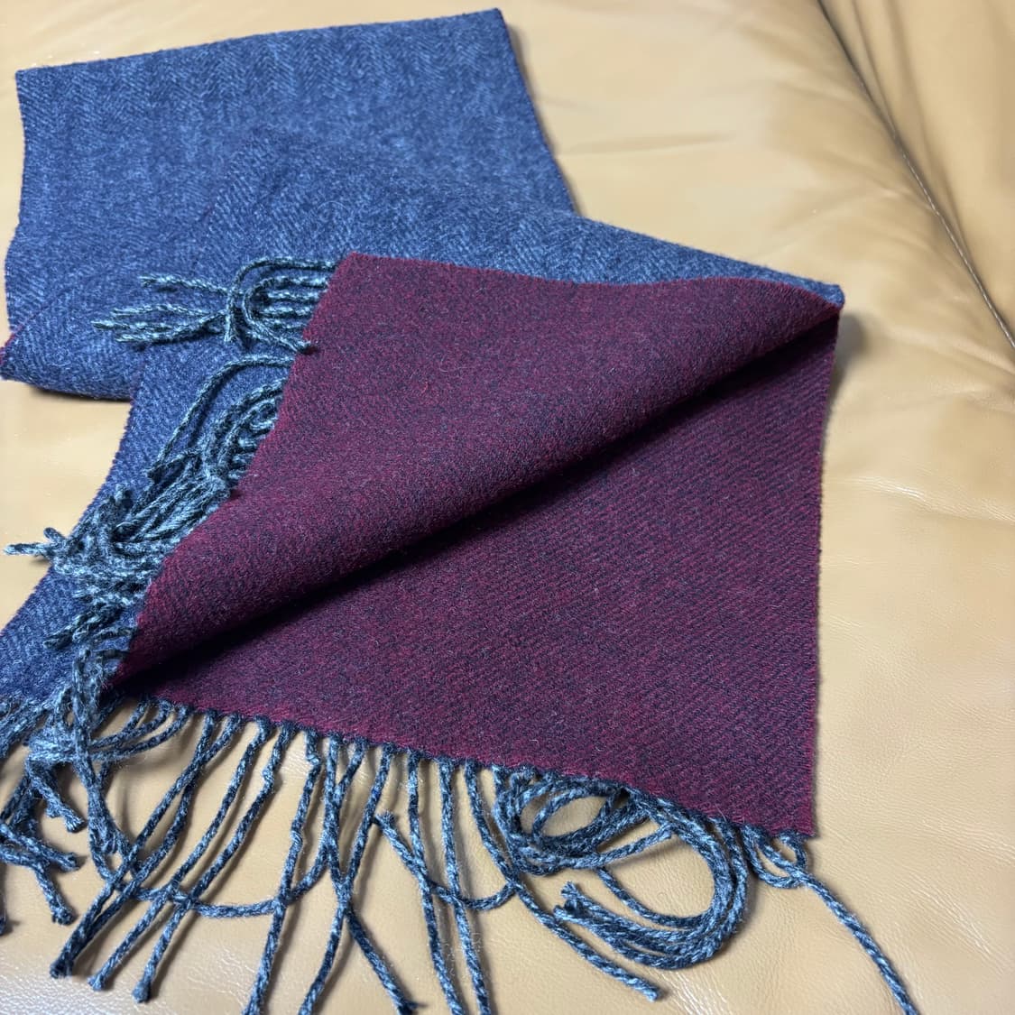 Beams 빔즈 하운드투스 그레이 머플러 목도리 (Gray) 상품이미지6