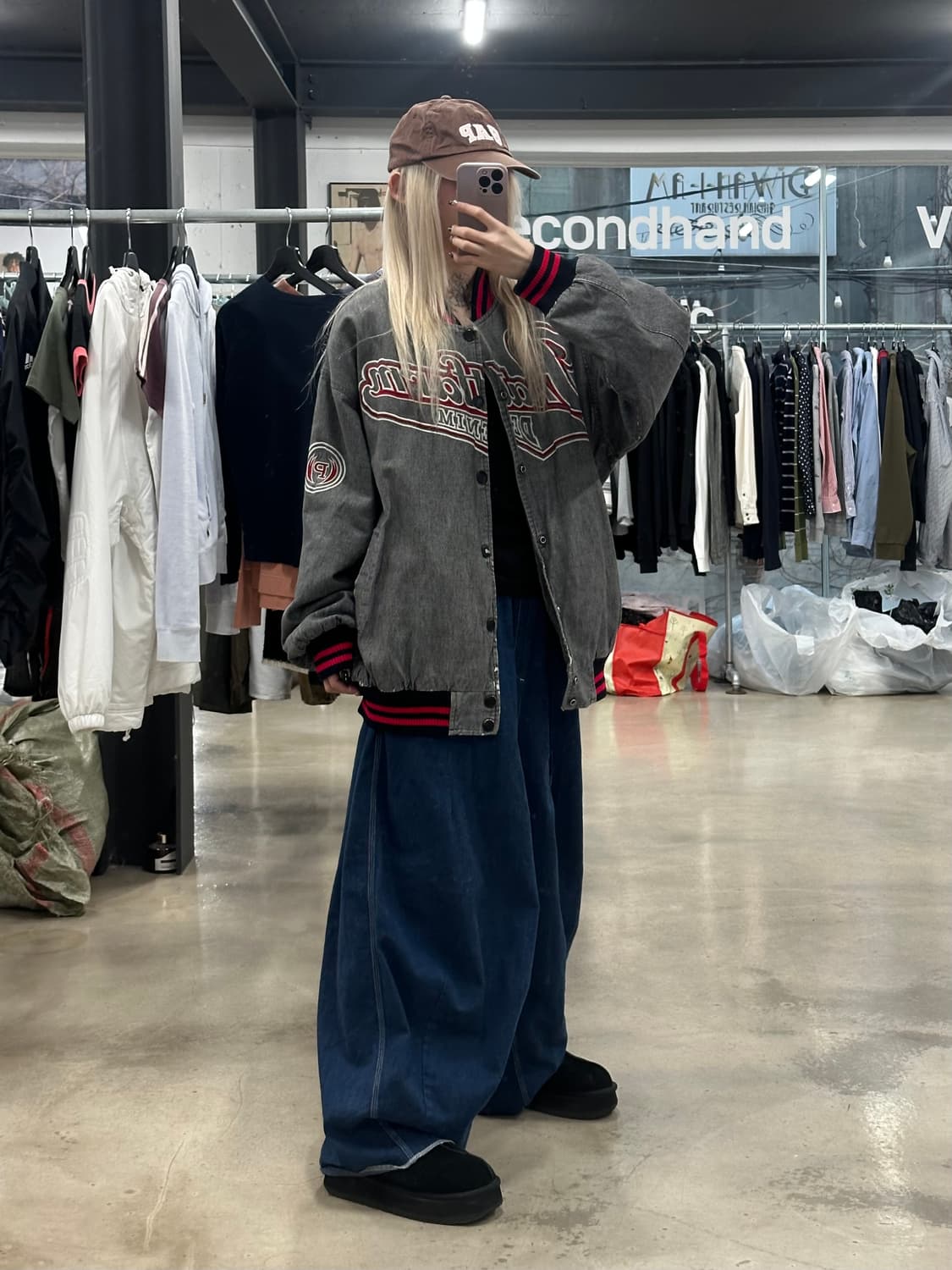 90‘s phat farm 팻팜 올드스쿨 데님 자켓 상품이미지3