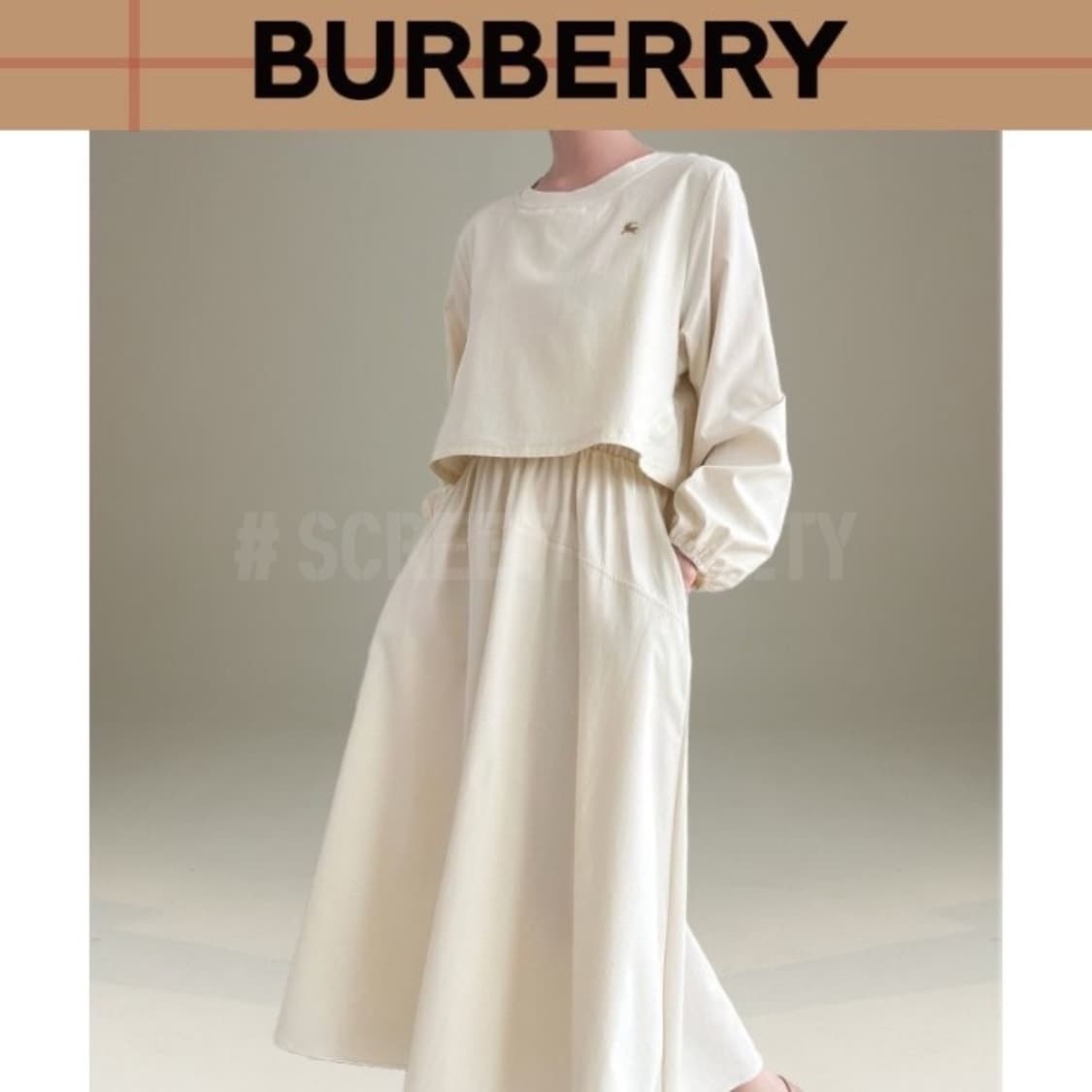 버버리 밴딩 원피스 상품이미지3