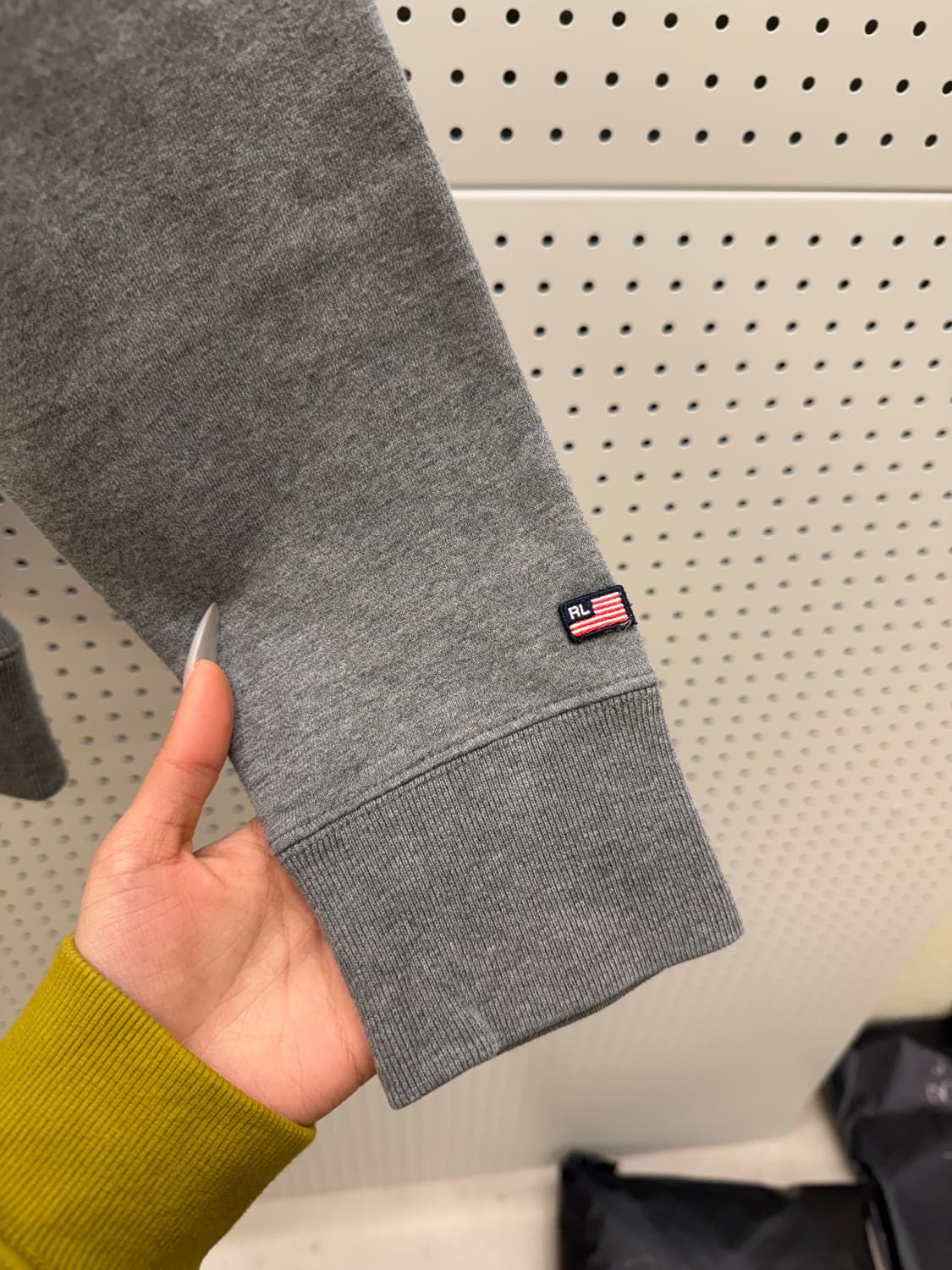 폴로 진스 컴퍼니 그레이 빅로고 맨투맨 U771 상품이미지4