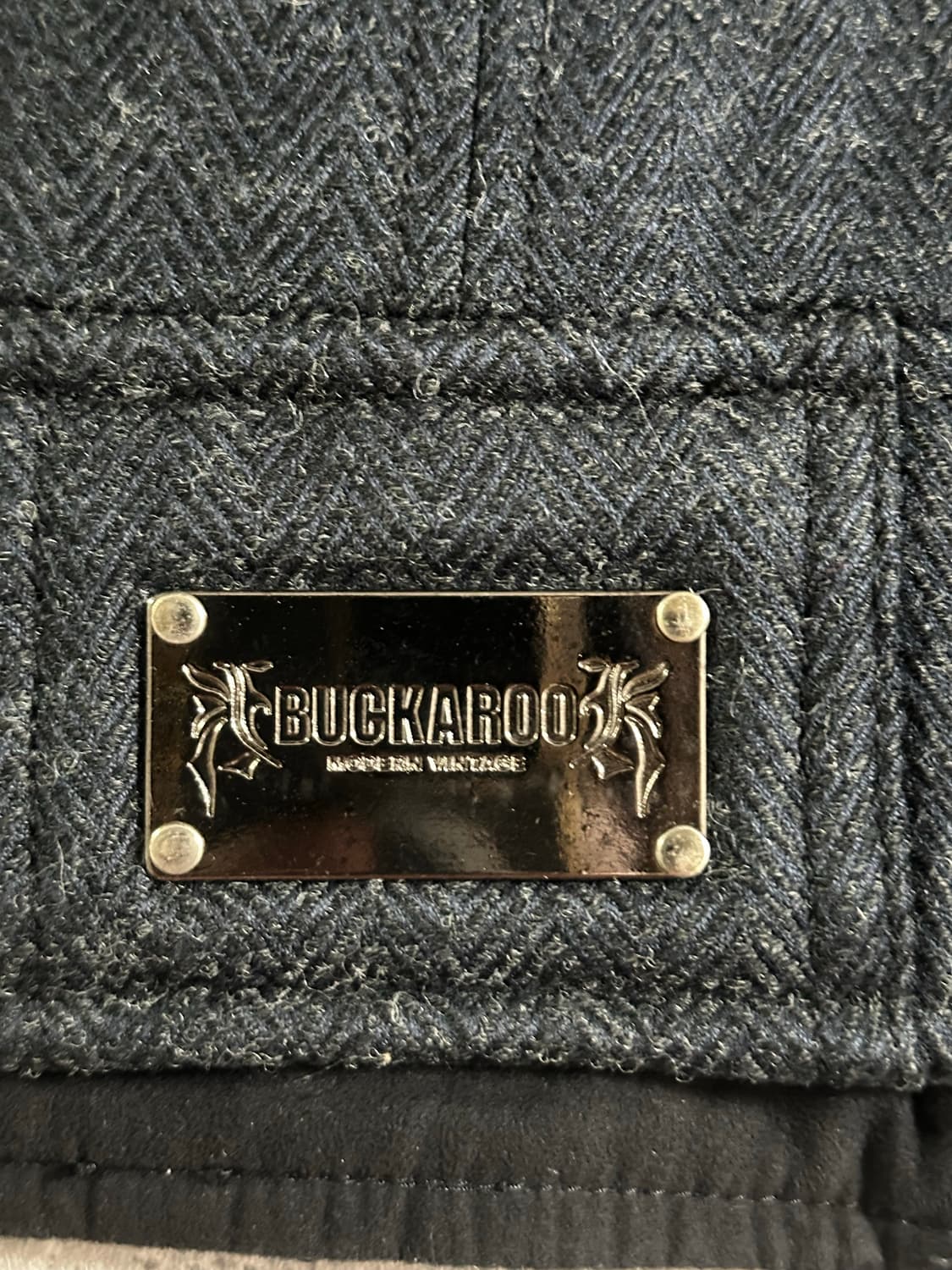 버커루 헤링본 울 라이더 자켓 상품이미지4