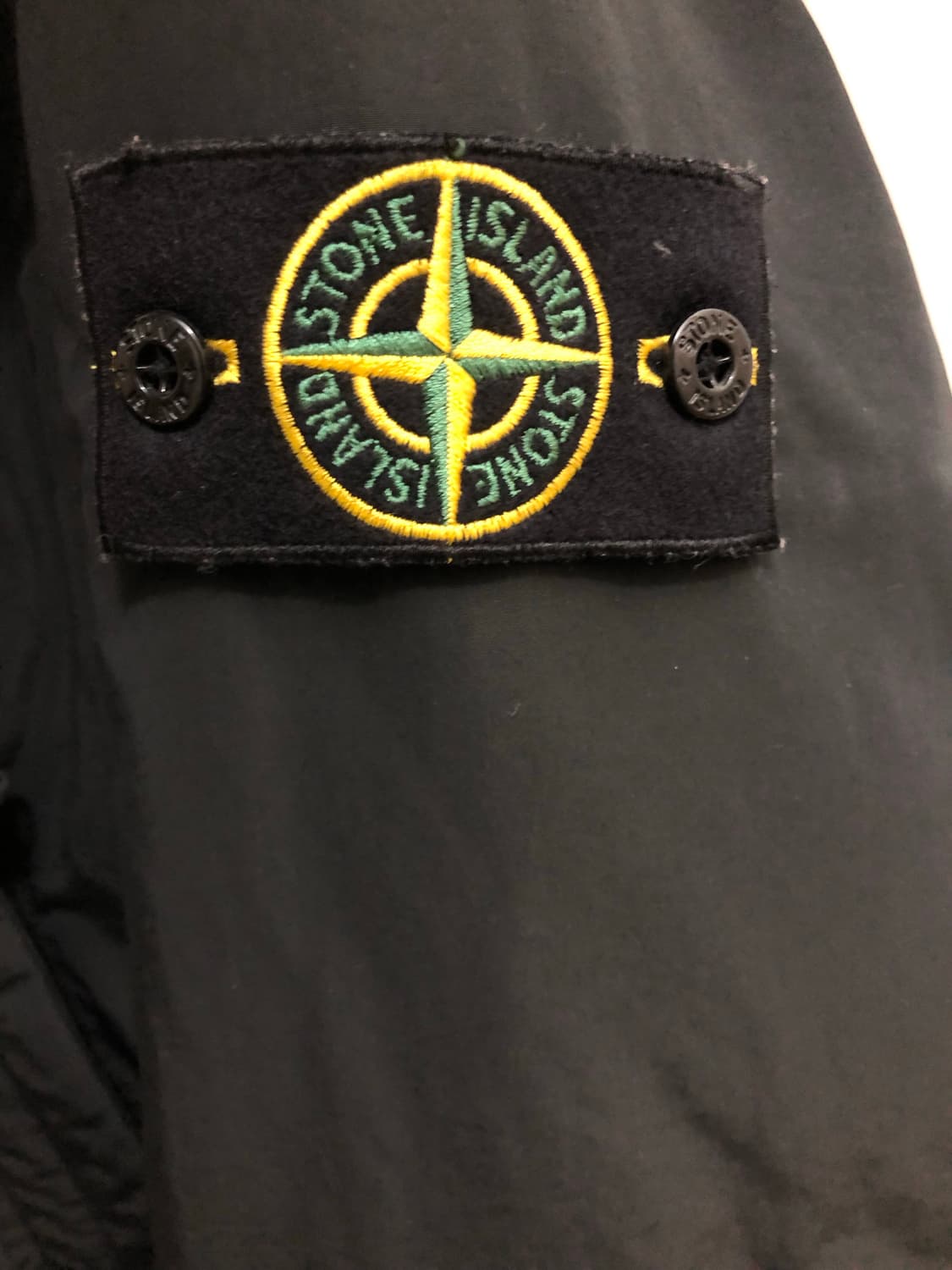 스톤아일랜드 코요테 퍼 덕다운 마이크로 랩스 롱패딩 블랙 상품이미지5